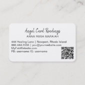 *~* Artsy RUBY Heart Angel Wings AP78 QR Visitekaartje (Achterkant)