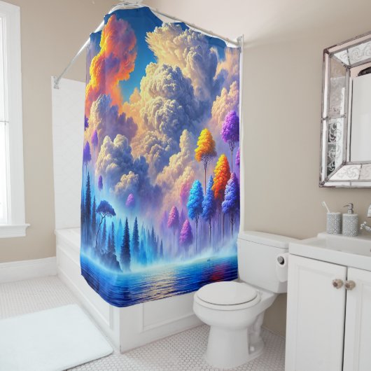 Artsy Scenery Douchegordijn (In situ)