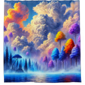 Artsy Scenery Douchegordijn (Voorkant)