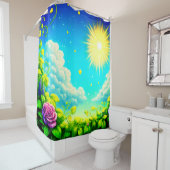 Artsy Scenery Douchegordijn (In situ)