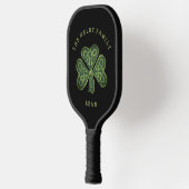 Artsy Shamrock Irish Family & Name Persoonlijk Pickleball Paddle (Links)