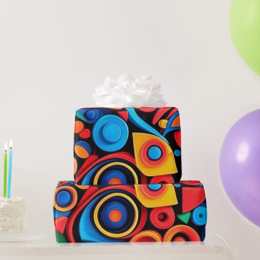 Artsy Shapes Design Cadeaupapier (Feestgeschenken)