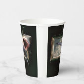 Artsy Shark Papieren Bekers (Rechts)