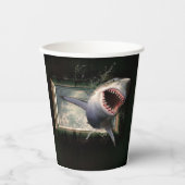 Artsy Shark Papieren Bekers (Voorkant)