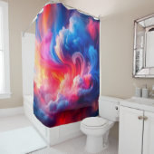 Artsy Skies Douchegordijn (In situ)