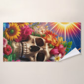Artsy Skull Badhanddoek (Badhanddoek)