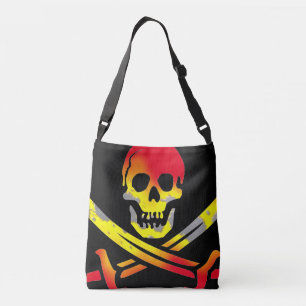 Artsy Skull Crossbody Tas