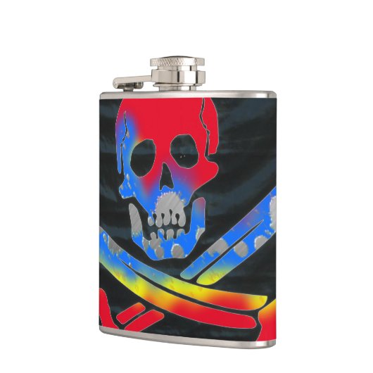 Artsy Skull Heupfles (Links)