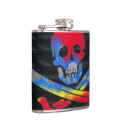 Artsy Skull Heupfles (Rechts)