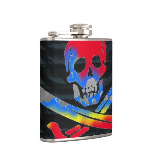 Artsy Skull Heupfles (Rechts)