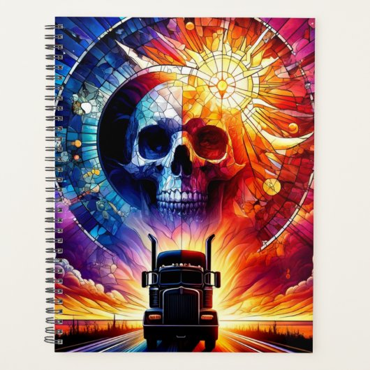 Artsy Skull Planner (Voorkant)