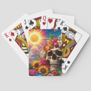 Artsy Skull Pokerkaarten