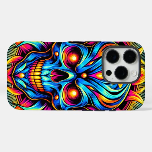 Artsy Skull Telefoonhoesje Case-Mate iPhone Case (Achterkant (horizontaal))