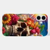 Artsy Skull Telefoonhoesje Case-Mate iPhone Case (Achterkant (horizontaal))