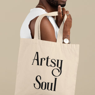 Artsy Soul Creatieve Cool Artiest Gift Tote Bag