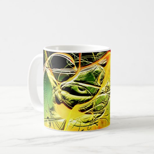 Artsy Splatter Koffiemok (Voorkant links)