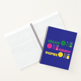 Artsy Spring Knolling Spiraal Notebook Notitieboek