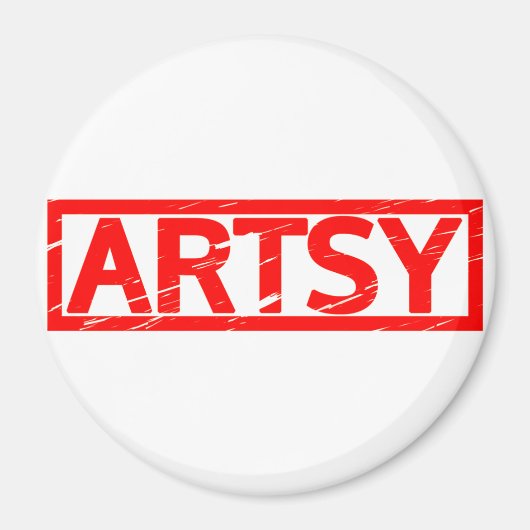 Artsy Stamp Magneet (Voorkant)