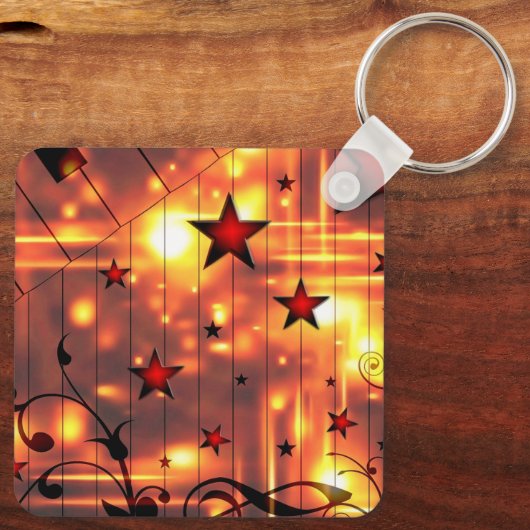 Artsy Stars Sleutelhanger (Achterkant)