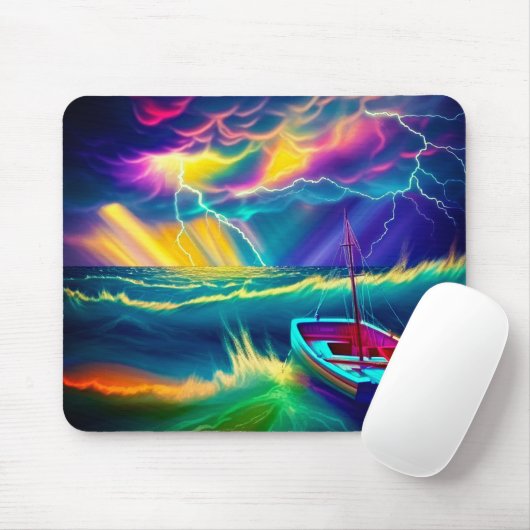 Artsy Storm Scene Muismat (Met muis)