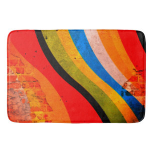 Artsy Striped Badmat