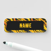 Artsy Striped Naamplaatje (In situ)