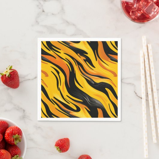 Artsy Striped Servet (Insitu)