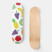 Artsy Summer Colorful Acryllic Fruit Patroon Persoonlijk Skateboard (Voorkant)