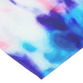 Artsy Summer Pink Blue Colorful Tie Patroon Tafelkleed (Gekanteld)