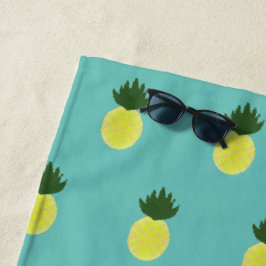 Artsy Summertime Pineapple Patroon Strandlaken
