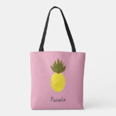 Artsy Summertime Pineapple Tote Bag (Achterkant)