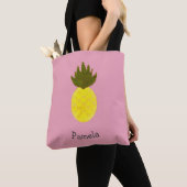 Artsy Summertime Pineapple Tote Bag (Dichtbij)