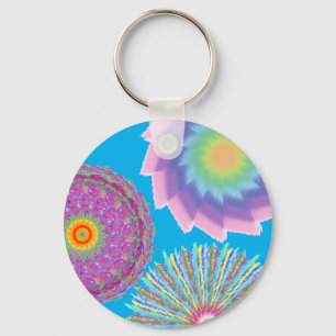 Artsy Sun-Drenched Flower Sleutelhanger