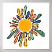 Artsy Sun Poster (Voorkant)