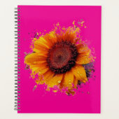Artsy Sunflower Planner (Voorkant)