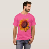 Artsy Sunflower T-shirt (Voorkant volledig)