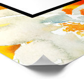 Artsy Sunflower White Floral Bar Sign Poster (Hoek)