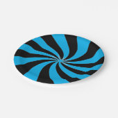 Artsy Swirl Papieren Bordje (Gekanteld)