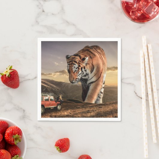 Artsy Tiger Servet (Insitu)