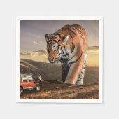 Artsy Tiger Servet (Voorkant)