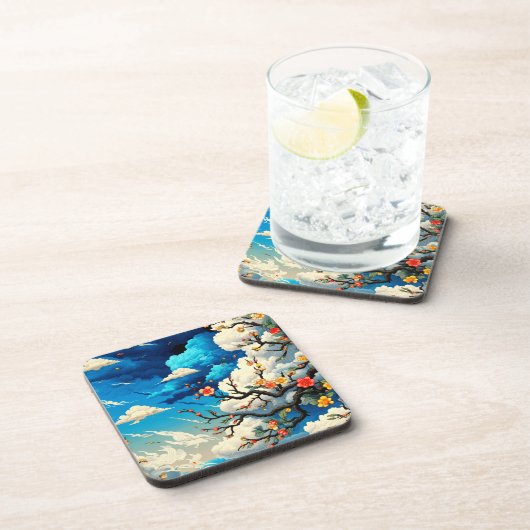 Artsy Tree Bier Onderzetter (Rechterzijde)