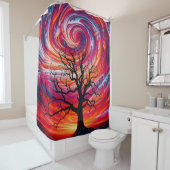Artsy Tree Douchegordijn (In situ)