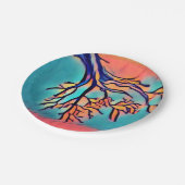 Artsy Tree Paper Borden Papieren Bordje (Gekanteld)