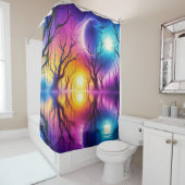 Artsy Trees Douchegordijn (In situ)
