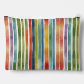 Artsy Trendy Rainbow Kleurrijke Stripe Patroon Etui (Achterkant)