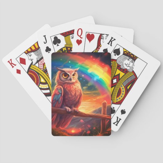 Artsy Uil Pokerkaarten (Achterkant)
