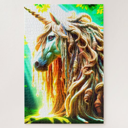Artsy Unicorn Legpuzzel (Verticaal)