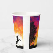 Artsy Unicorn Papieren Bekers (Links)