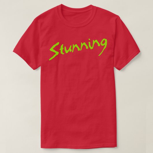 Artsy verbluffende Mode tekst T-shirt (Design voorkant)