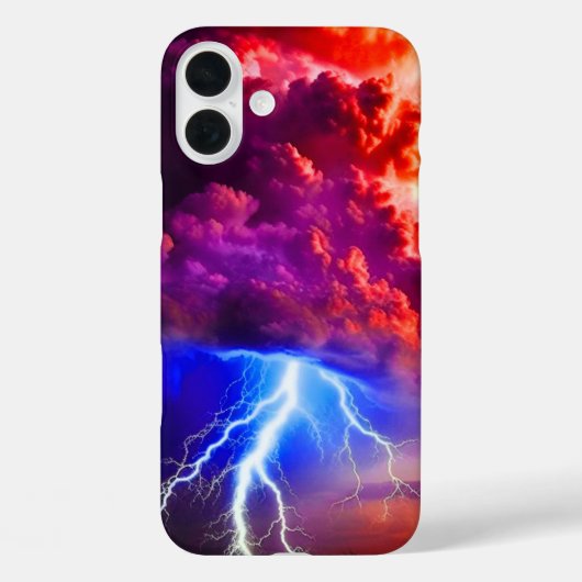 Artsy Verlichting Storm Telefoonhoes Case-Mate iPhone Case (Achterkant)